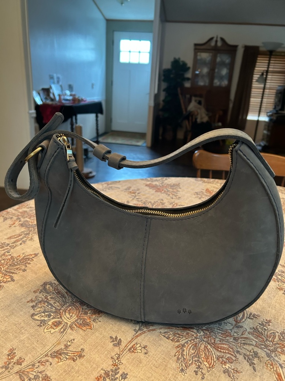 Portland Leather Goods small Nora in Storm.
